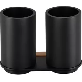   BEMETA GALLA fali dupla fogkefetartó. 170x123x79mm. matt fekete