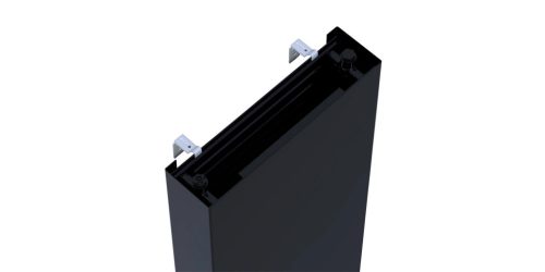 EURAD-PLUS 20/1800x600mm függőleges radiátor, paneles kivitel, fekete színű (11011232)