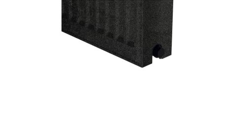 EURAD 22K (DK) 600x800mm radiátor, texturált fekete színű (11011401)