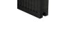 EURAD 22K (DK) 600x1200mm radiátor, texturált fekete színű (11011431)
