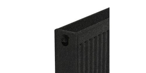 EURAD 22K (DK) 600x1200mm radiátor, texturált fekete színű (11011431)