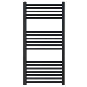   Heiztech 500x1000 egyenes fekete törölközőszárítós radiátor (11020277)