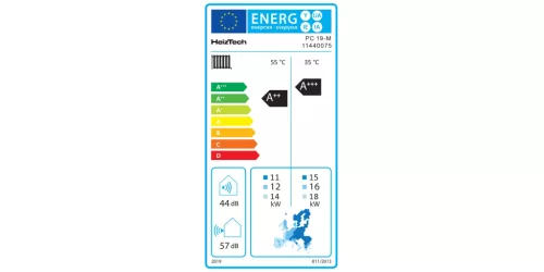 Heiztech PC 19-M Monoblokkos levegő-víz hőszivattyú 19kW, 3 fázis, R32