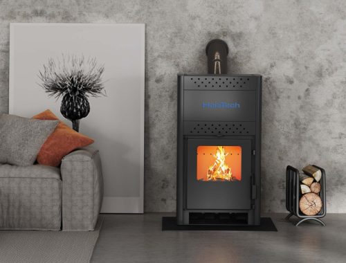 Heiztech HIDRO 20 vízteres kandalló 18kW, antracit színű (11910040)