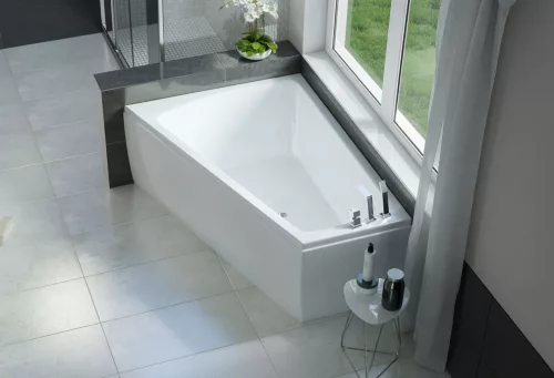 Trinity különleges akril kád 160x120 jobbos