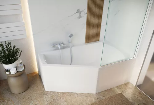 Venus aszimmetrikus akril kád 150x90 balos