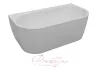 New Velvet különleges akril kád 160x85 fekete előlappal, fehér lefolyóval