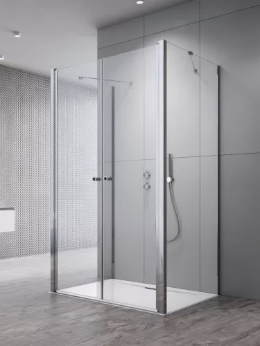 Eos DWD+2S II szögletes zuhanykabin 90x75 átlátszó