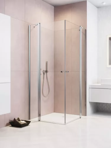 Eos KDD II szögletes zuhanykabin 80x90 átlátszó