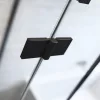 Essenza Black KDJ szögletes fekete zuhanykabin 120x90 átlátszó jobbos