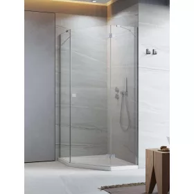 Essenza PTJ szögletes zuhanykabin 80x90 átlátszó jobbos