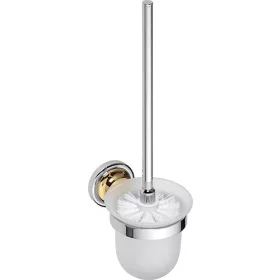   BEMETA RETRO WC kefetartó. fehér kefével. 110x360x145mm. arany/króm
