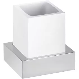 BEMETA GAMMA fali fogkefetartó. 115x115x95mm. króm/fehér