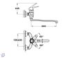 Mofém Junior Evo mosogató csaptelep forgatható kifolyócsővel 200mm, cksz.152-0047-00