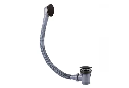 Click-Clack automata le- és túlfolyó (60 cm) - matt fehér