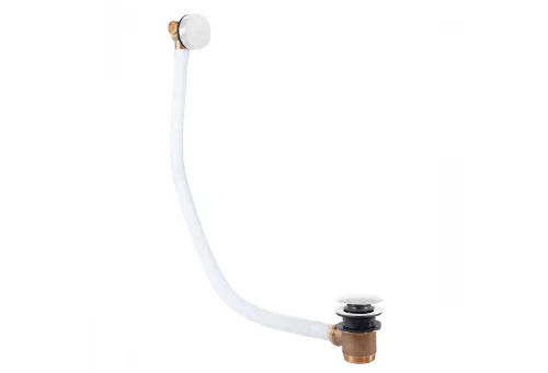 Vízfeltöltős, Click-Clack le- és túlfolyó kerek - arany