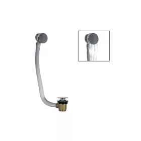   Vízfeltöltős, Click-Clack le- és túlfolyó kerek - matt fekete