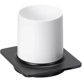 BEMETA ORGANIC BLACK fogkefetartó. 100x100x110mm