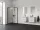 Blix II NBLRV2 80x80 zuhanykabin fekete+transparent