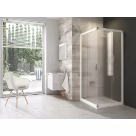 Blix BLRV2 90x90 zuhanykabin fehér+grape