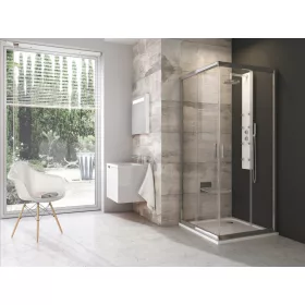 Blix BLRV2 90x90 zuhanykabin krómhatású+transparent