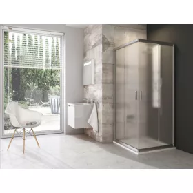 Blix BLRV2 90x90 zuhanykabin szatén+grape