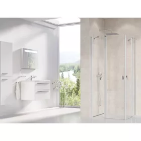 Chrome CRV2-100 zuhanyajtó szatén+transparent (1 oldal)