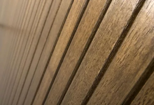 Trópusi fa előlap sarok és aszimmetrikus kádakhoz wenge