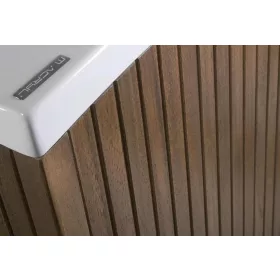 Trópusi fa előlap egyenes kádakhoz natúr