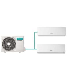   Hisense multi-split klíma szett 3,5kW (2AMW35U4RGC) kültéri egység + 2db 2kW New Comfort (DJ20YD00G) beltéri egység