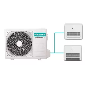   Hisense multi-split klíma szett 5kW (2AMW52U4RXC) kültéri egység + 2db, 2,5kW Konzolos beltéri egység