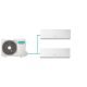 Hisense multi-split klíma szett 5kW (2AMW52U4RXC) kültéri egység + 2db, 2,6kW New Comfort (DJ25VE0AG) beltéri egység