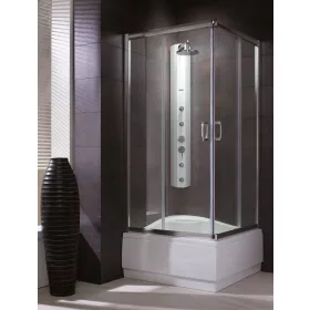Premium Plus C1700 szögletes zuhanykabin 80x80 barna