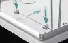 Premium Plus E1900 íves zuhanykabin 100x80 barna