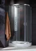 Premium Plus E1900 íves zuhanykabin 90x80 barna