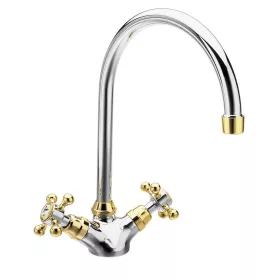 REITANO ANTEA Mosogató-csaptelep. mag.:27.5 cm. króm/arany