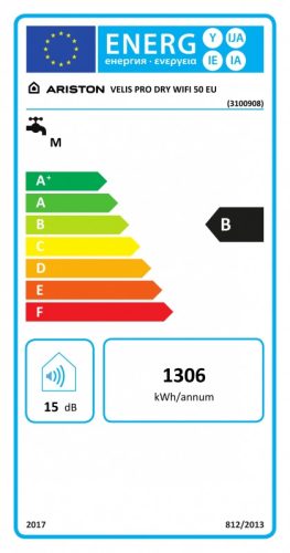 Ariston Velis Pro Dry Wifi 50 EU elektromos vízmelegítő (3100908)