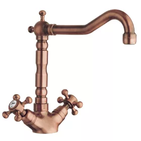 REITANO ANTEA kétkaros mosogató-csaptelep. réz