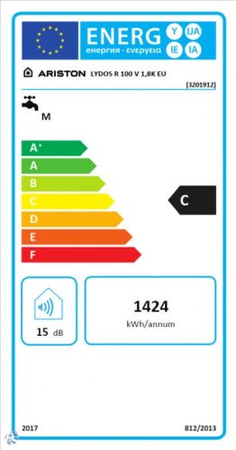 Ariston LYDOS R 100 V 1,8K EU, 100 literes villanybojler 1800W, cksz.3201912