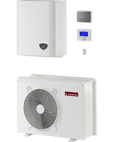 Ariston Nimbus Plus 90 S T NET (3300934) split rendszerű 9kW hőszivattyú, 3 fázisú, 6kW-os fűtőpatronnal