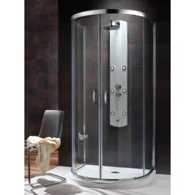 Premium Plus P íves zuhanykabin 100x90 átlátszó
