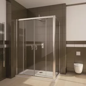 Premium Plus DWD+S szögletes zuhanykabin 180x75 átlátszó