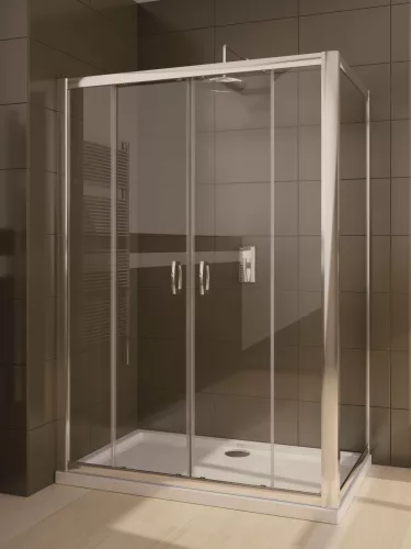 Premium Plus DWD+S szögletes zuhanykabin 150x75 átlátszó