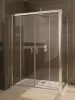 Premium Plus DWD+S szögletes zuhanykabin 150x90 átlátszó
