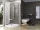 Pivot PSKK3 80x80 zuhanykabin fehér+transparent