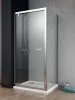 Twist DW+S szögletes zuhanykabin 80x75 átlátszó