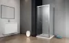 Twist DW+S szögletes zuhanykabin 80x80 átlátszó