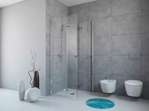 Fuenta New KDD B szögletes zuhanykabin 90x90 átlátszó