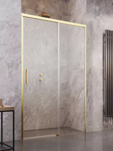Idea Gold DWJ arany zuhanyajtó 100 átlátszó balos