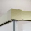 Idea Brushed Gold KDJ szögletes szálcsiszolt arany zuhanykabin 110x80 átlátszó jobbos